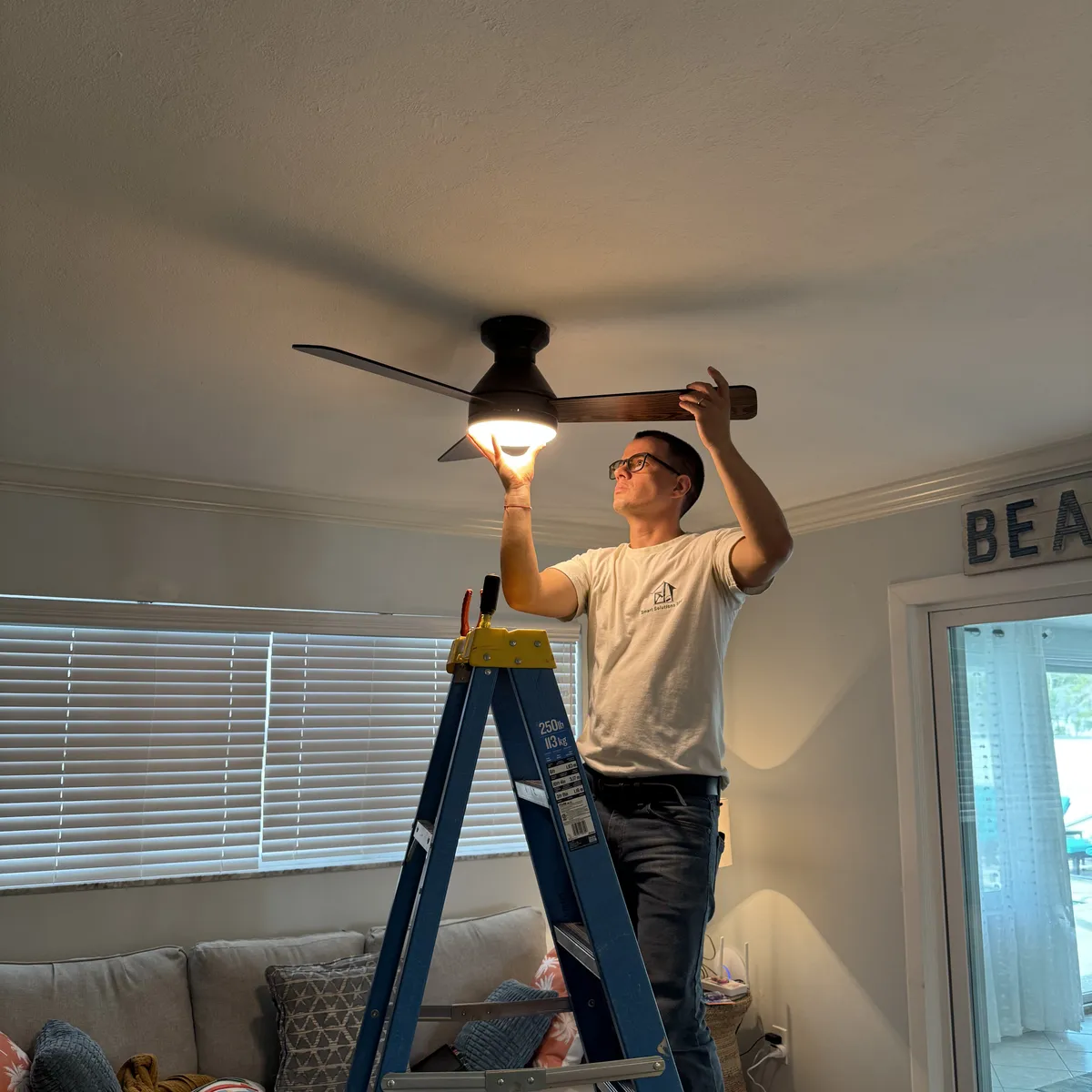 Ceiling Fan Installation project 6