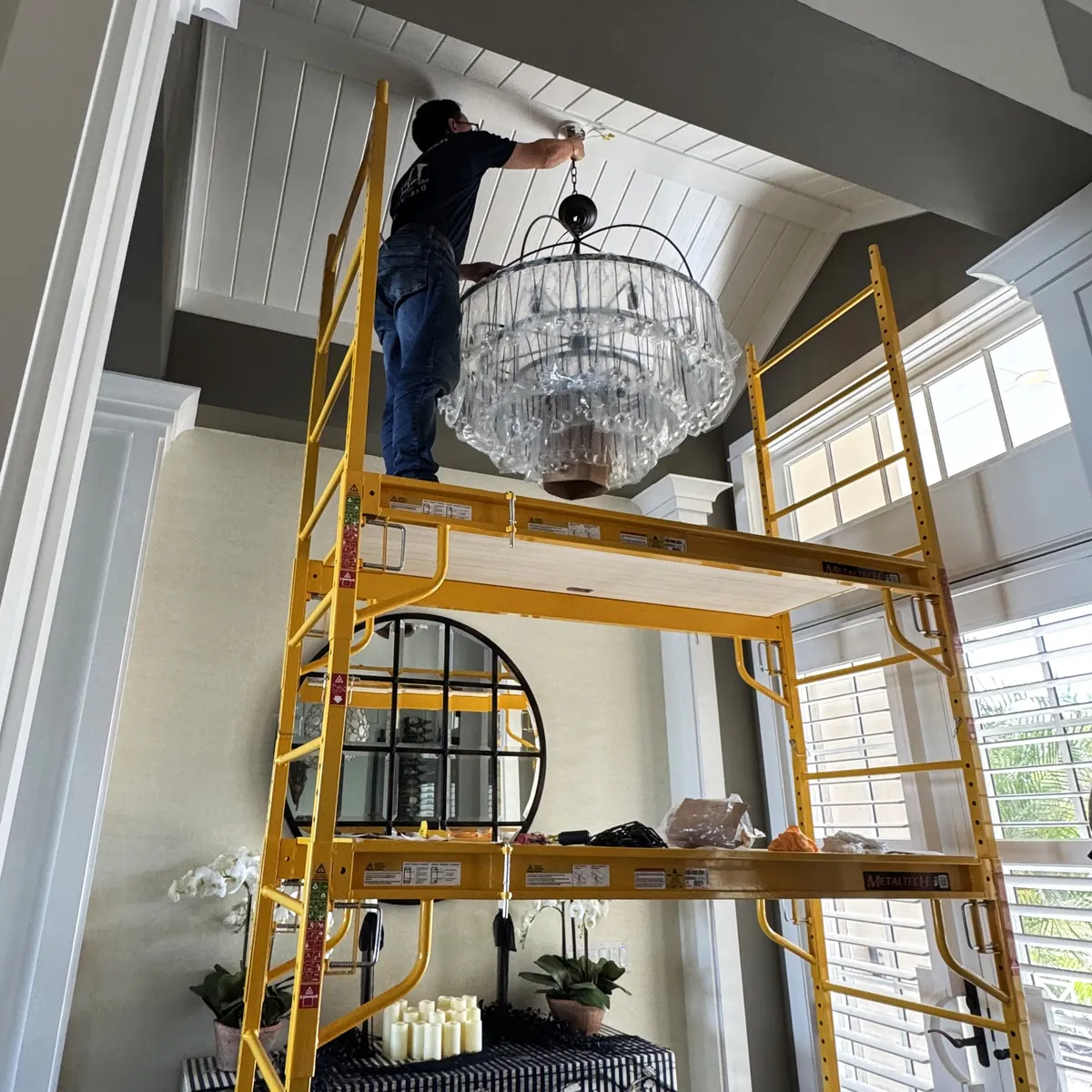 Light Fixture & Chandelier Installation project 1