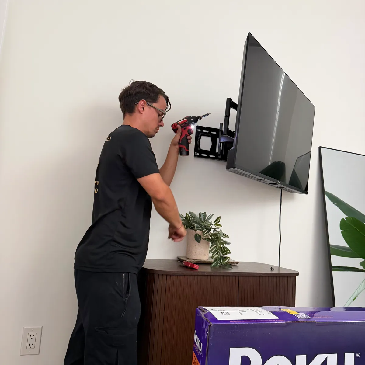 TV Mounting project 6
