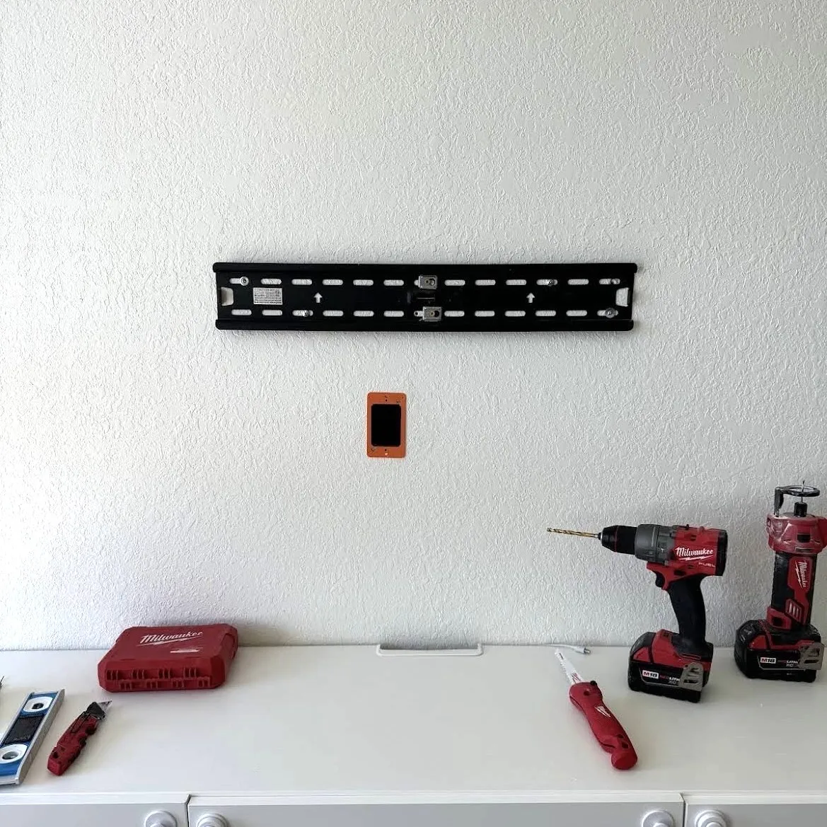 TV Mounting project 7